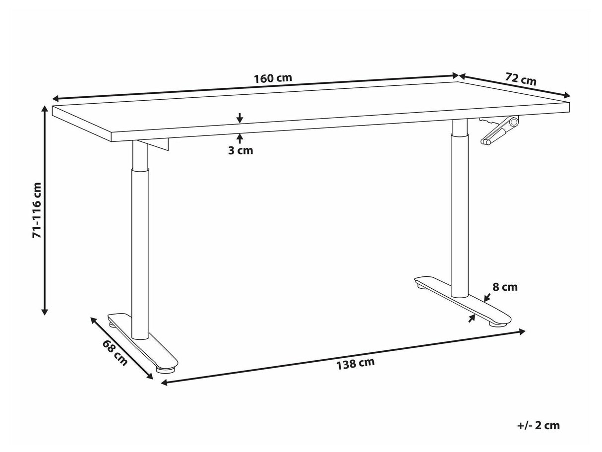 Reguliuojamo aukščio darbo stalas 590456