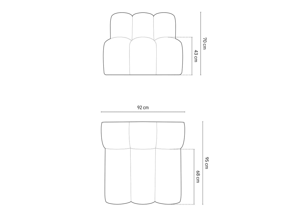 Modulinis fotelis 592811