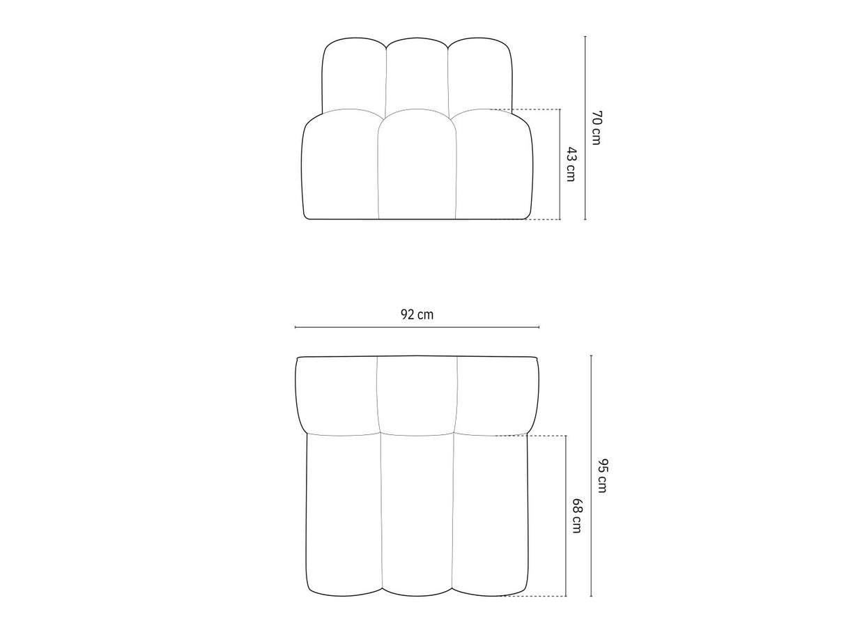 Modulinis fotelis 592811