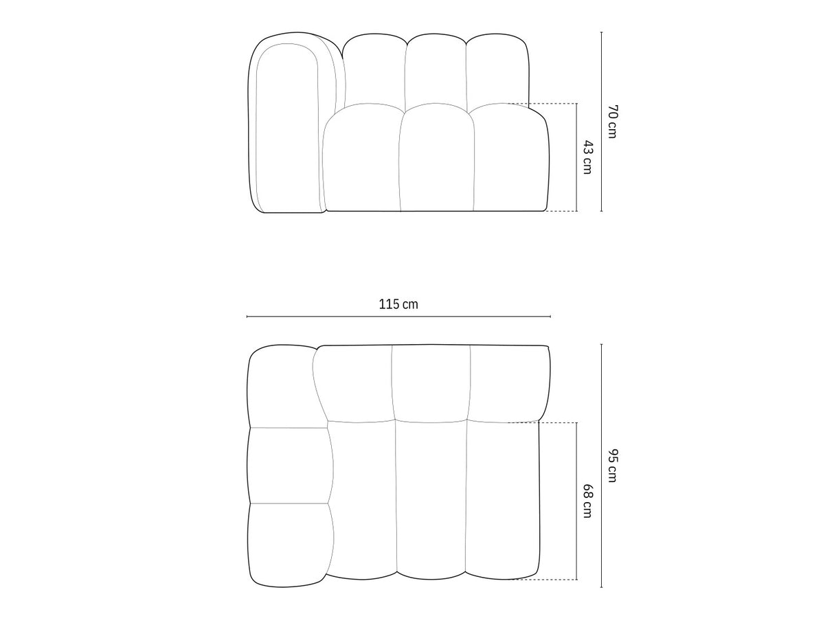 Modulinis fotelis 592967