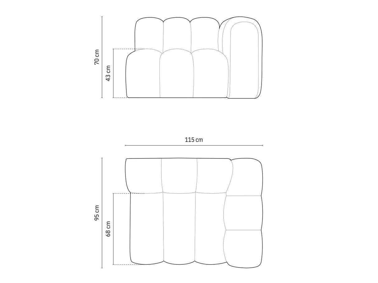 Modulinis fotelis 592967