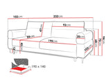 Sofa lova 596250