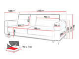 Sofa lova 596250