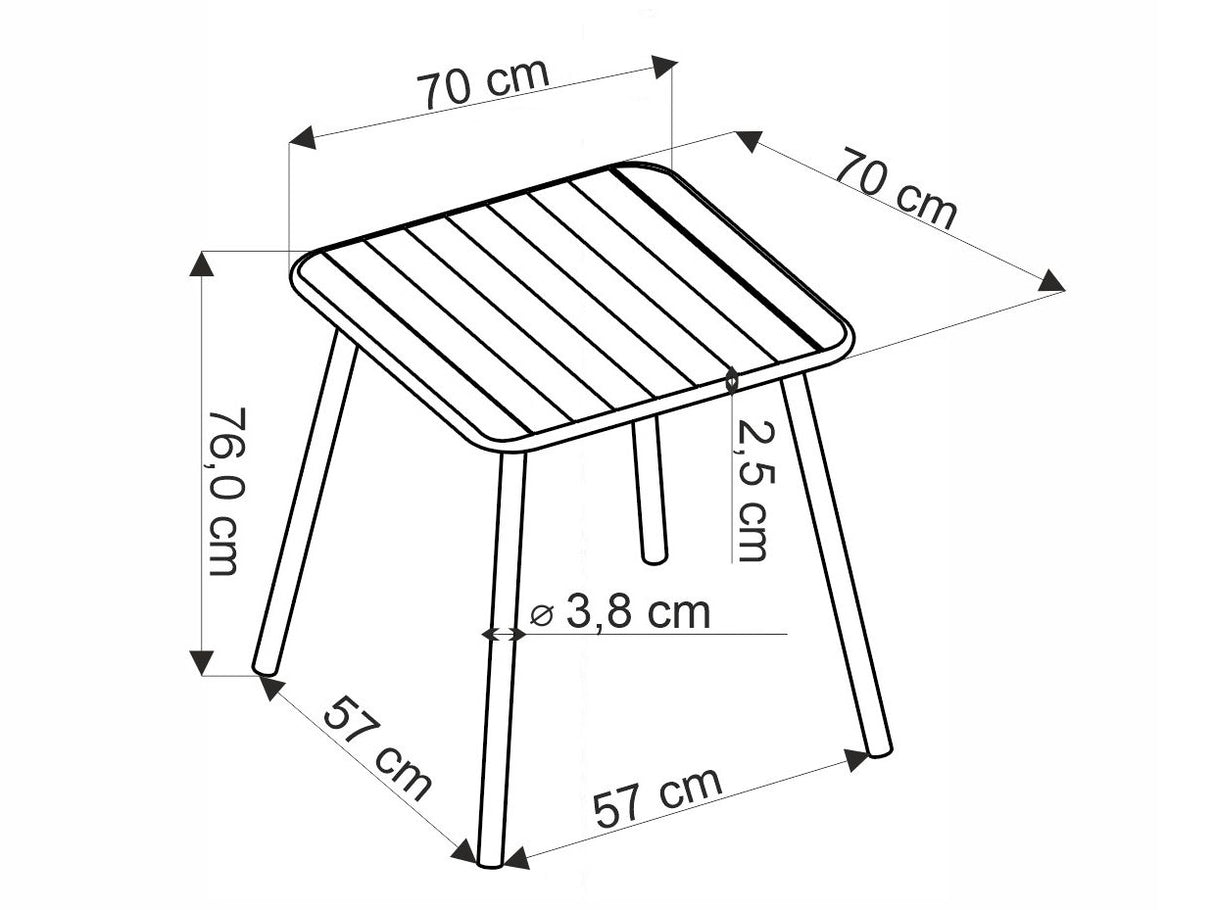 Lauko stalas 596300