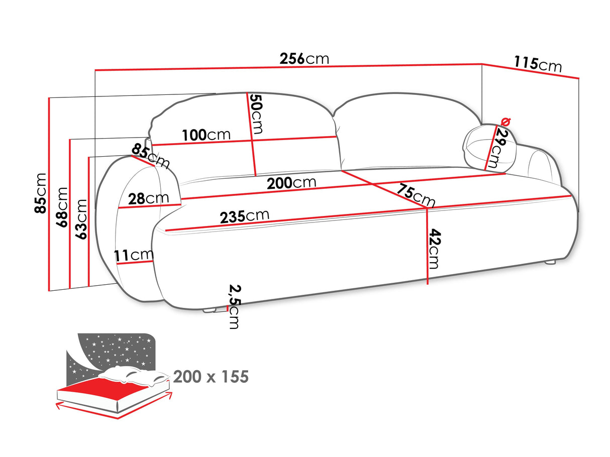 Sofa lova 596937