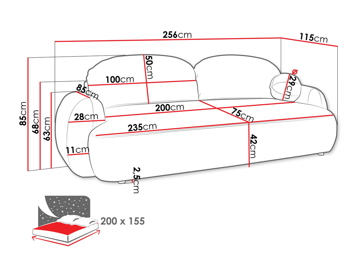 Sofa lova 596937