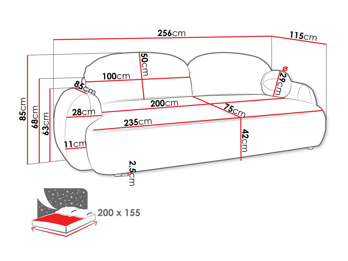 Sofa lova 596937