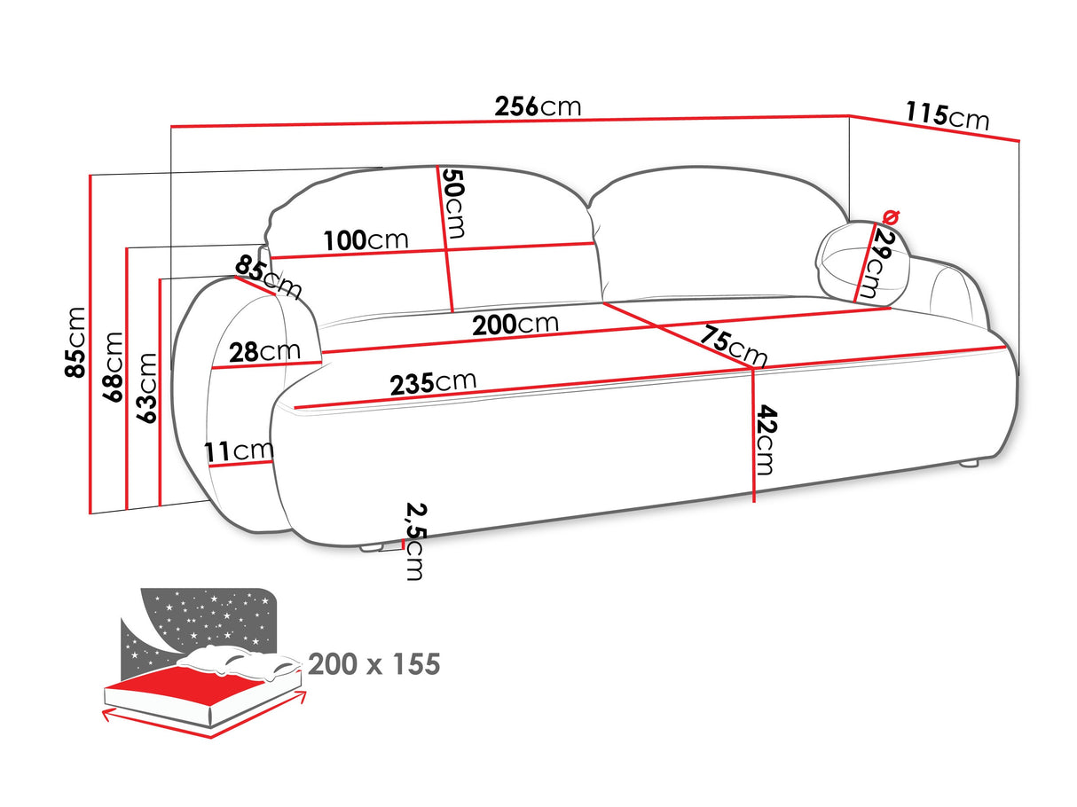Sofa lova 596937