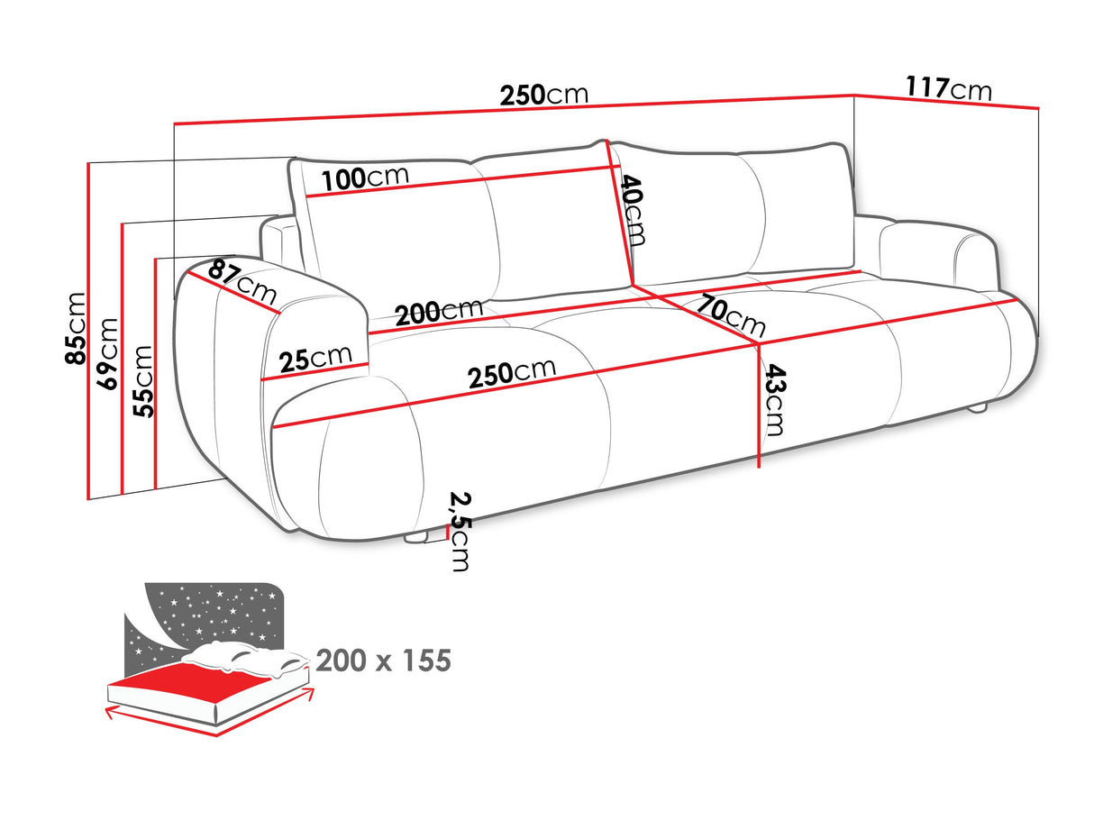 Sofa lova 596977