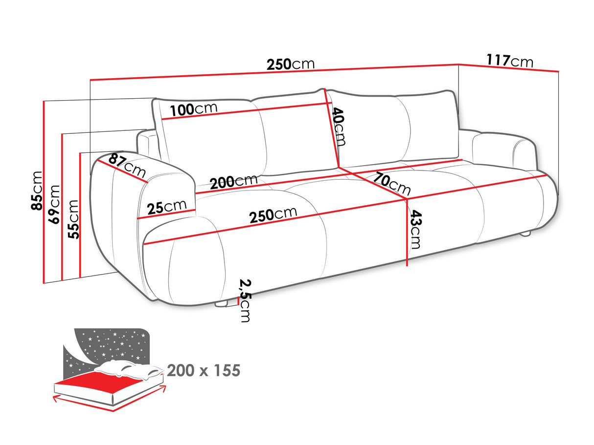 Sofa lova 596977