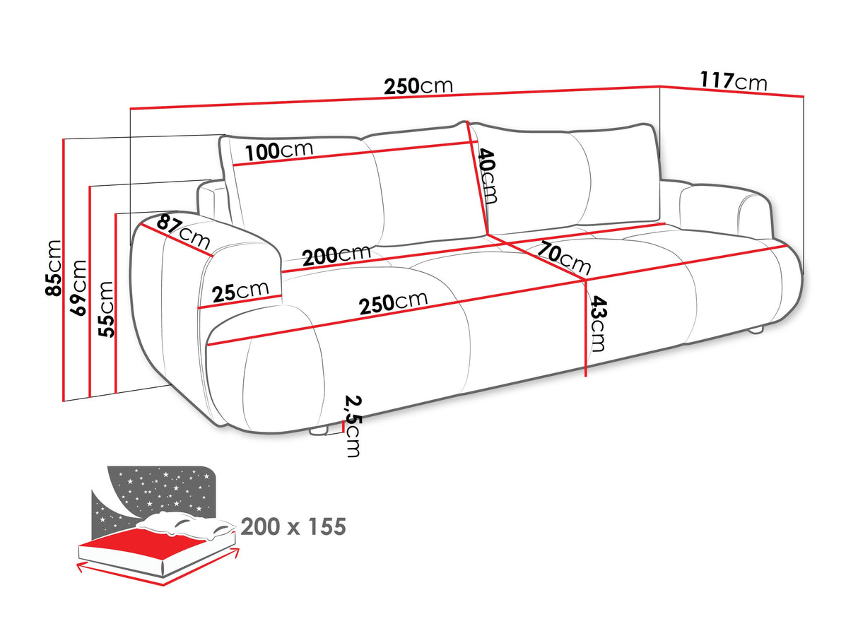 Sofa lova 596977