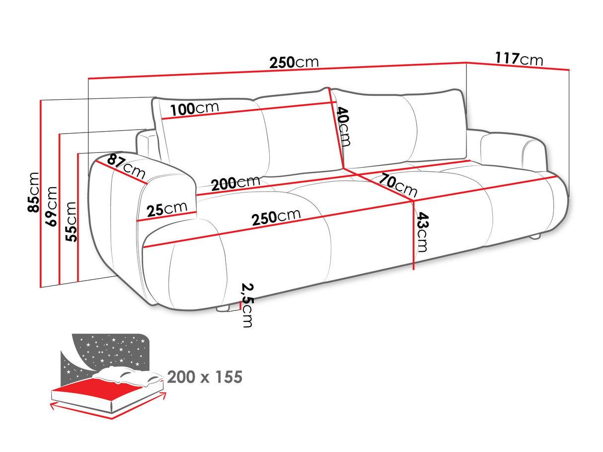Sofa lova 596977