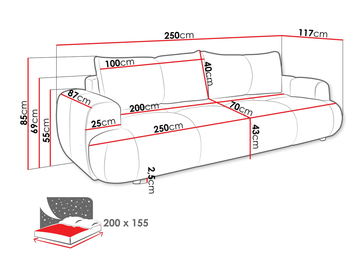 Sofa lova 596977