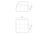Modulinis fotelis 540154