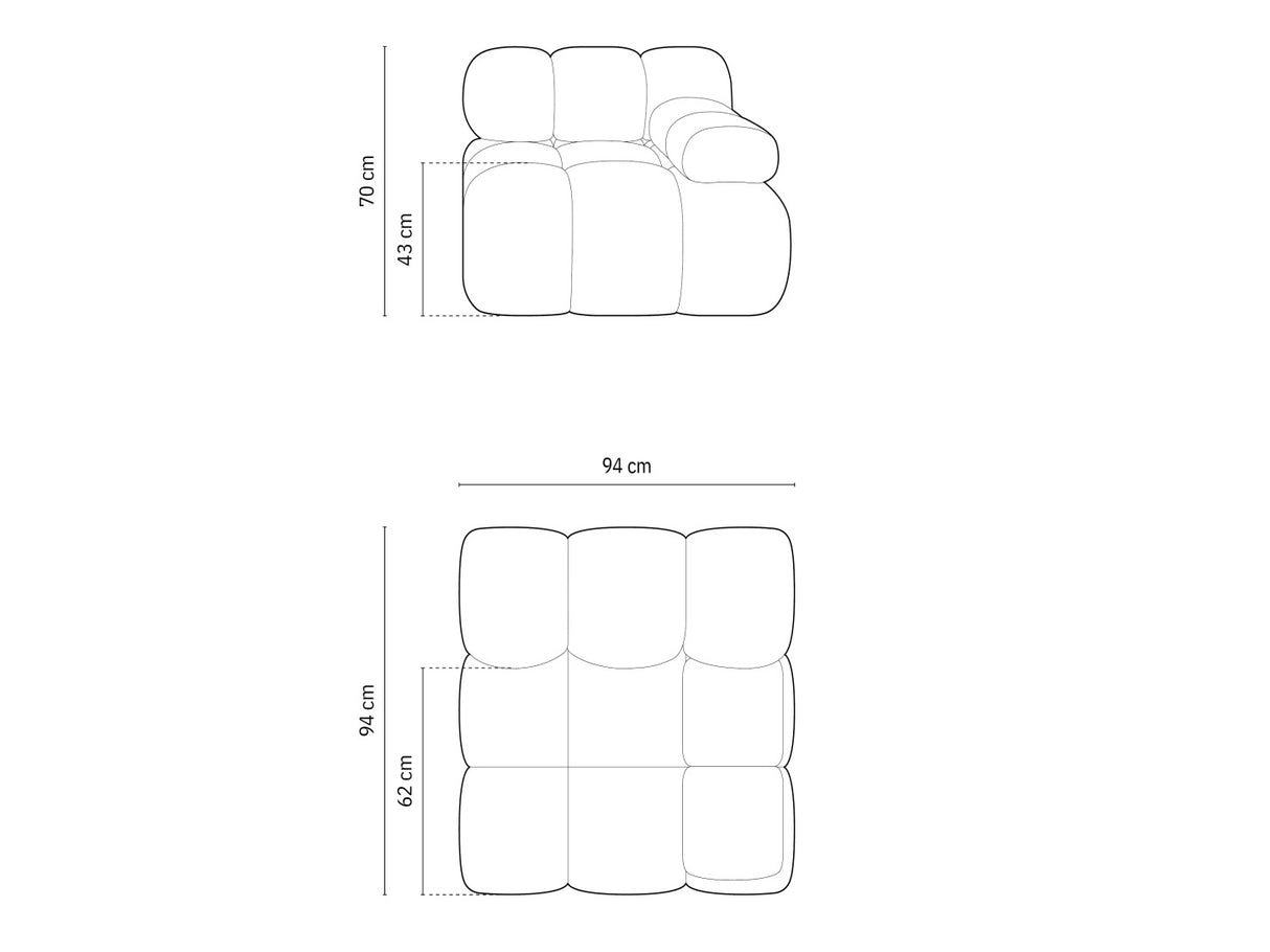 Modulinis fotelis 540154
