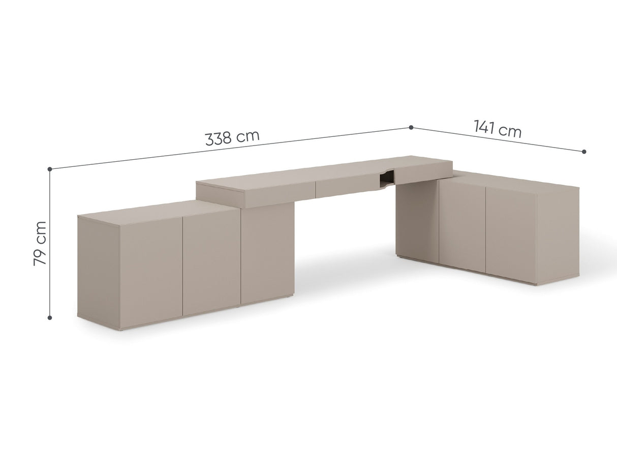 Kampinis darbo stalas 599165