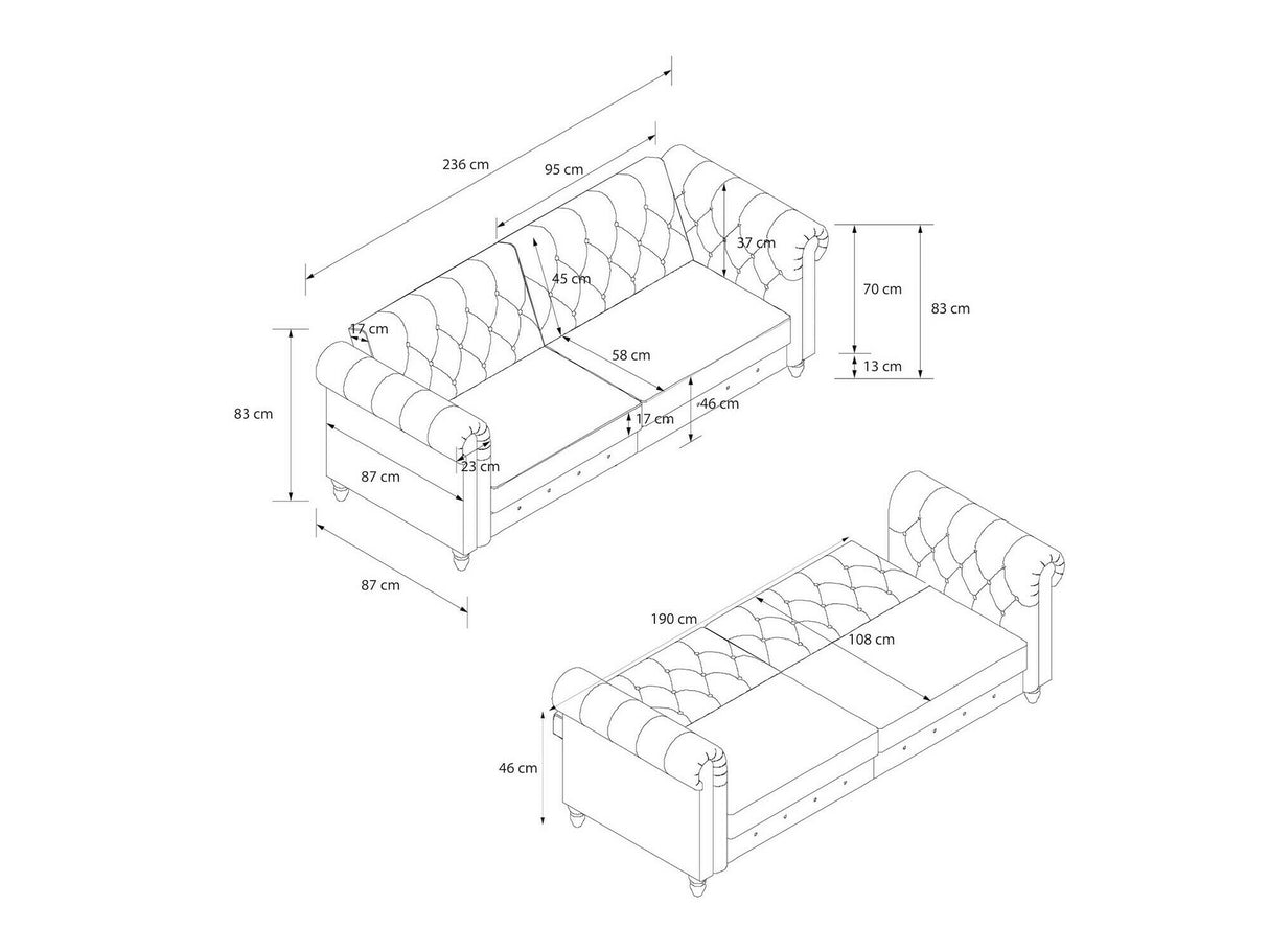 Chesterfield sofa 440625