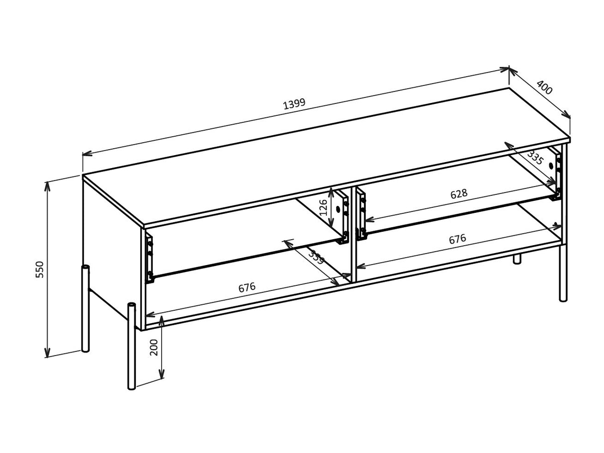 TV staliukas 601487