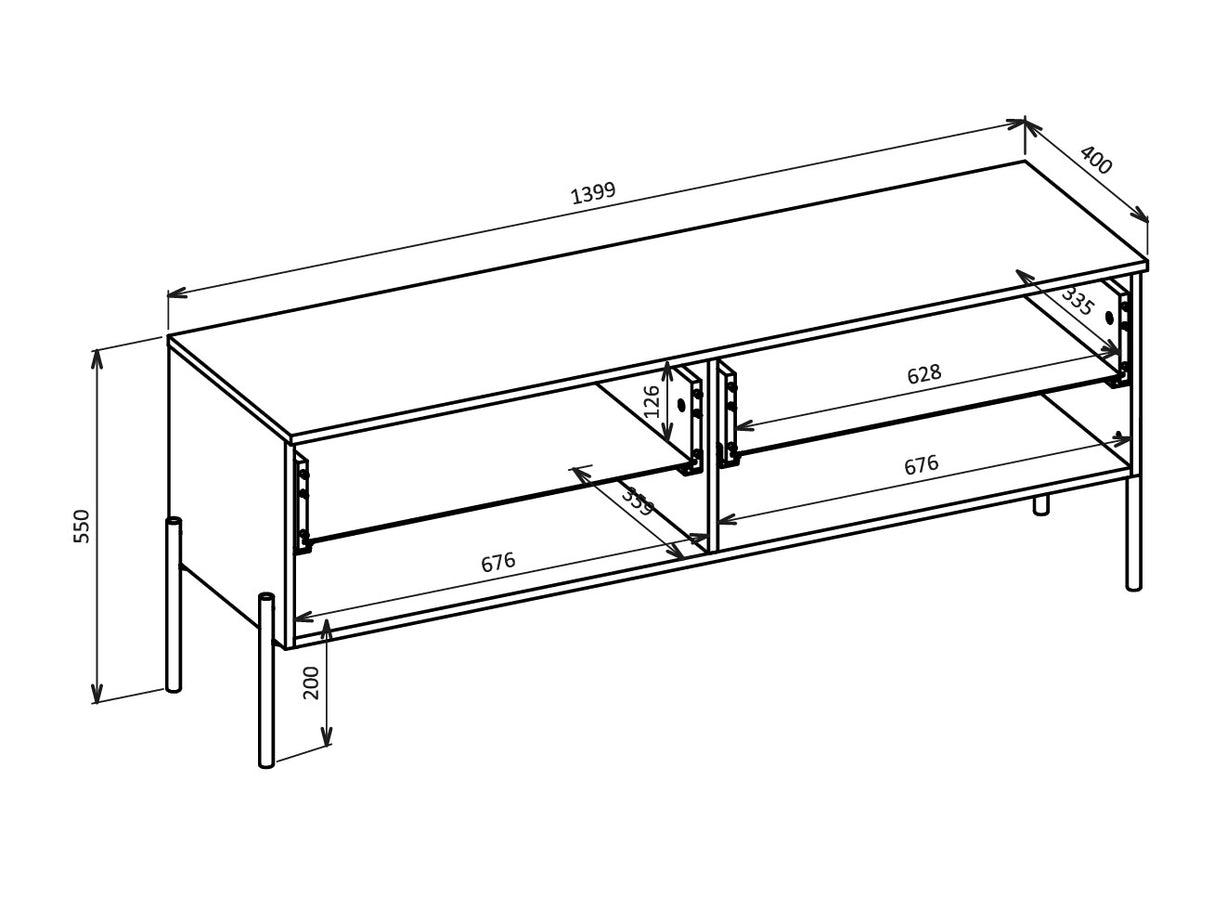 TV staliukas 601487