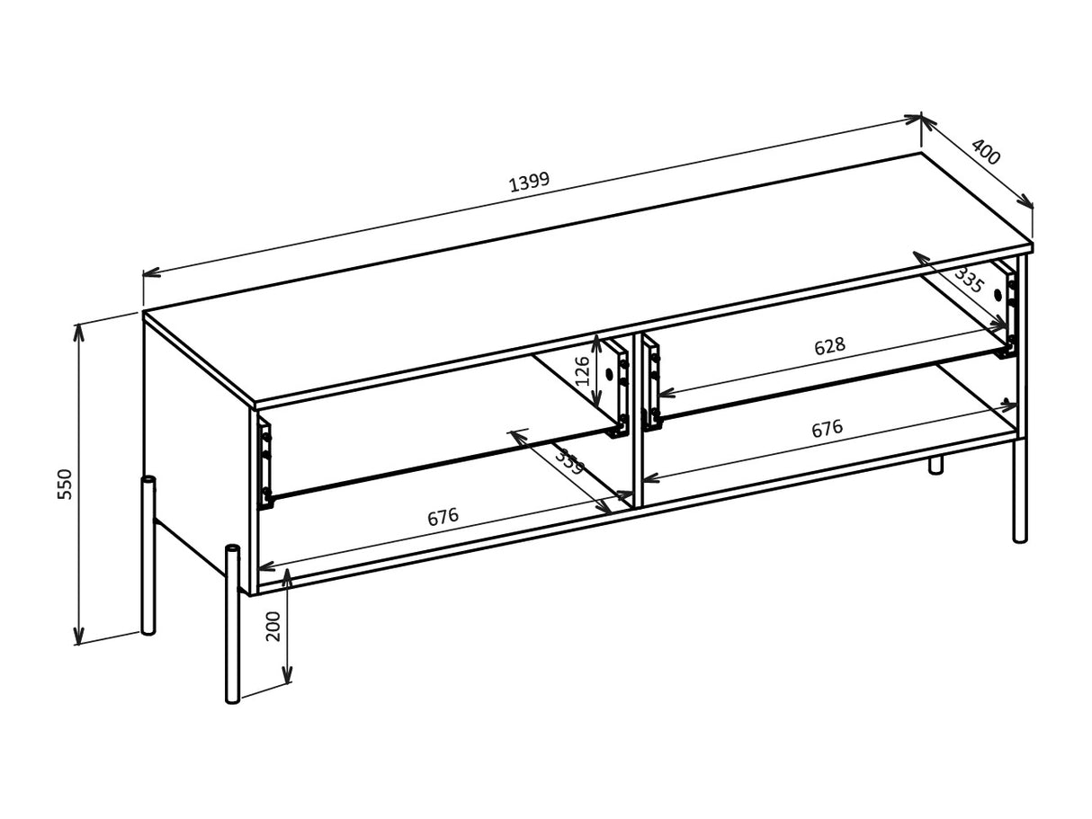 TV staliukas 601505