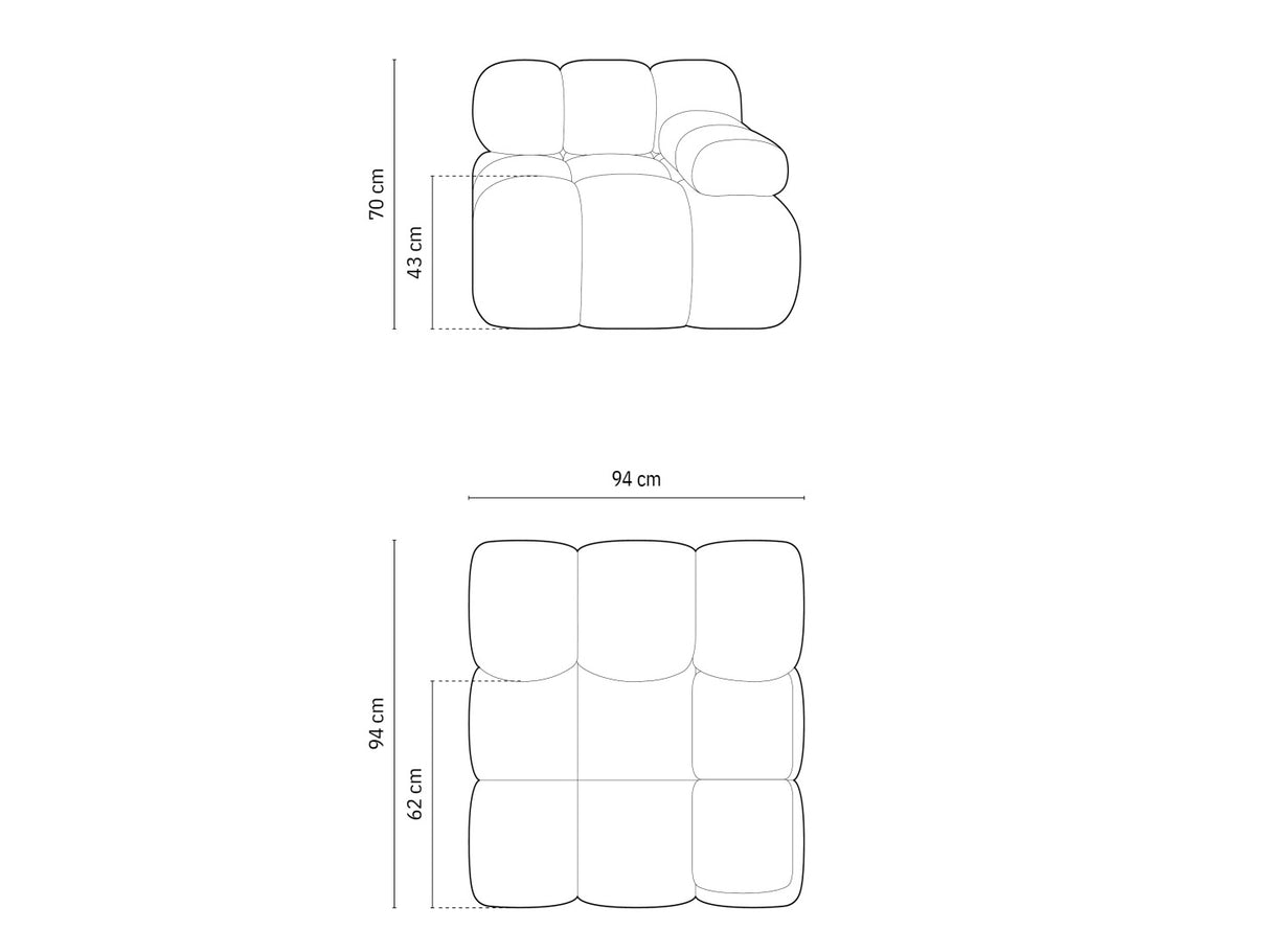 Modulinis fotelis 540154