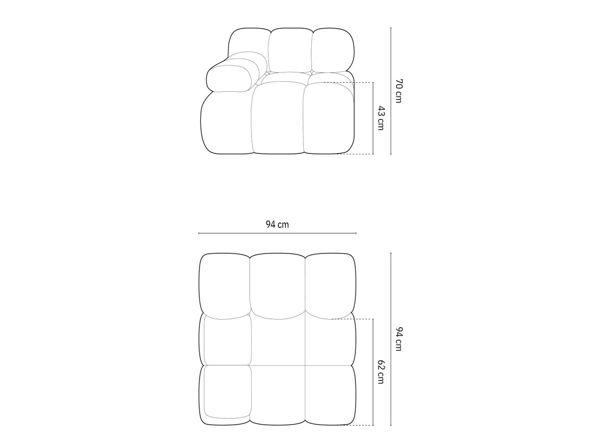 Modulinis fotelis 540154