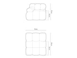 Modulinis fotelis 540154