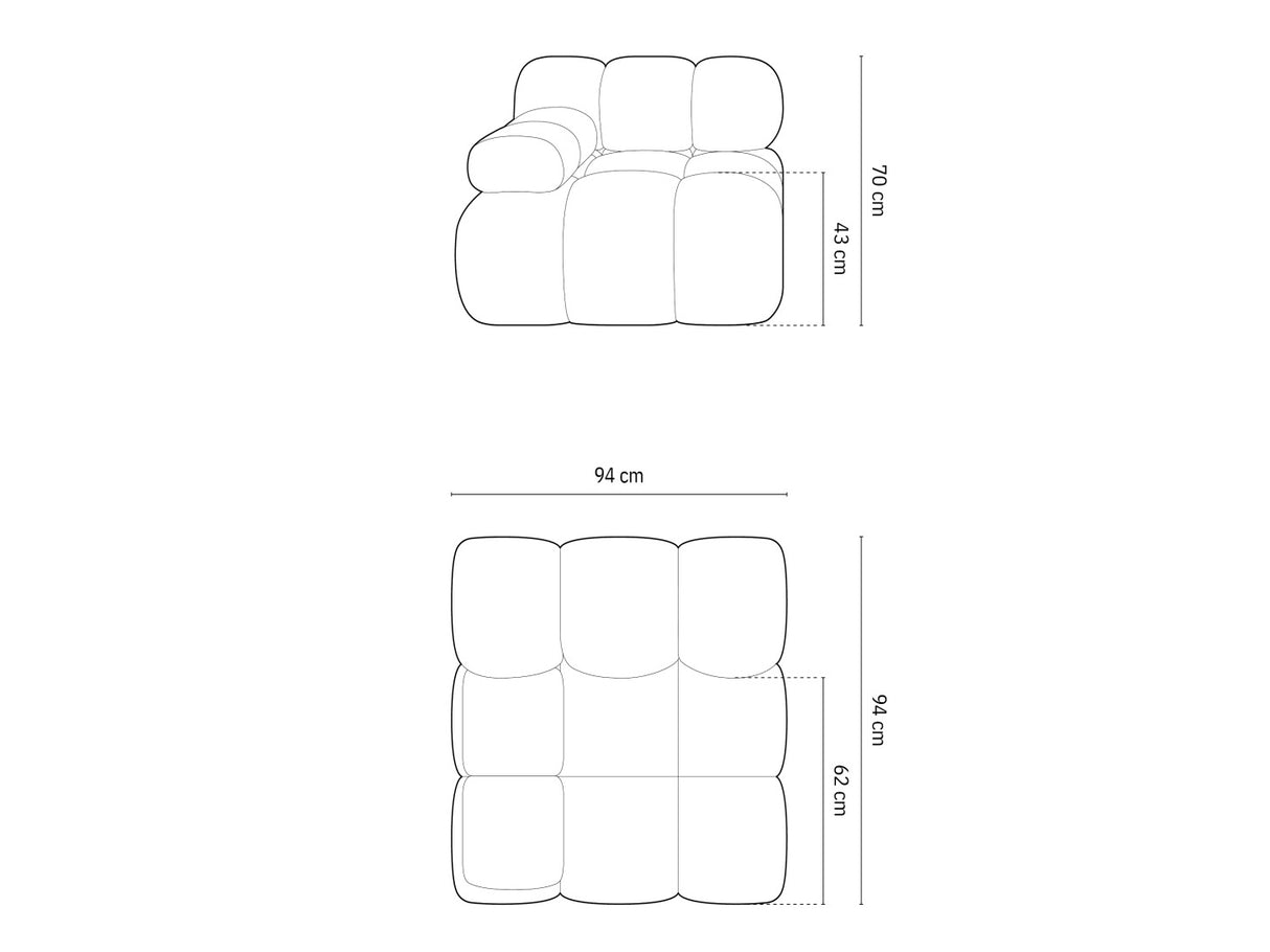 Modulinis fotelis 540154