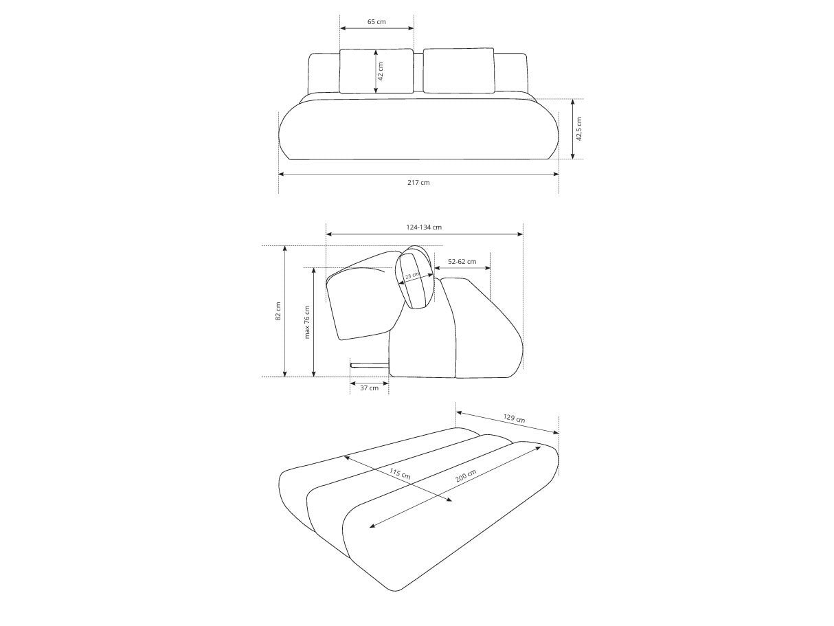 Sofa lova 605418