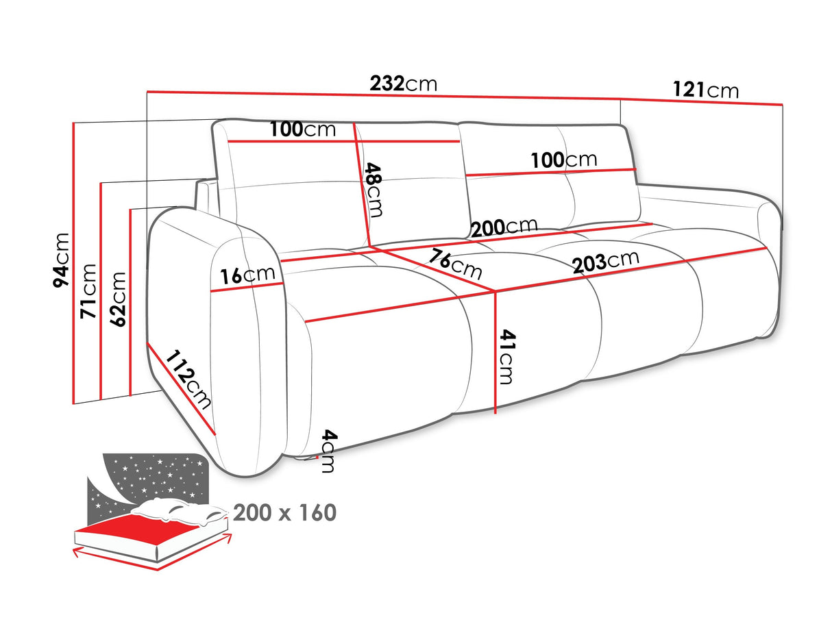 Sofa lova 609674