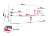 Sofa lova 609836