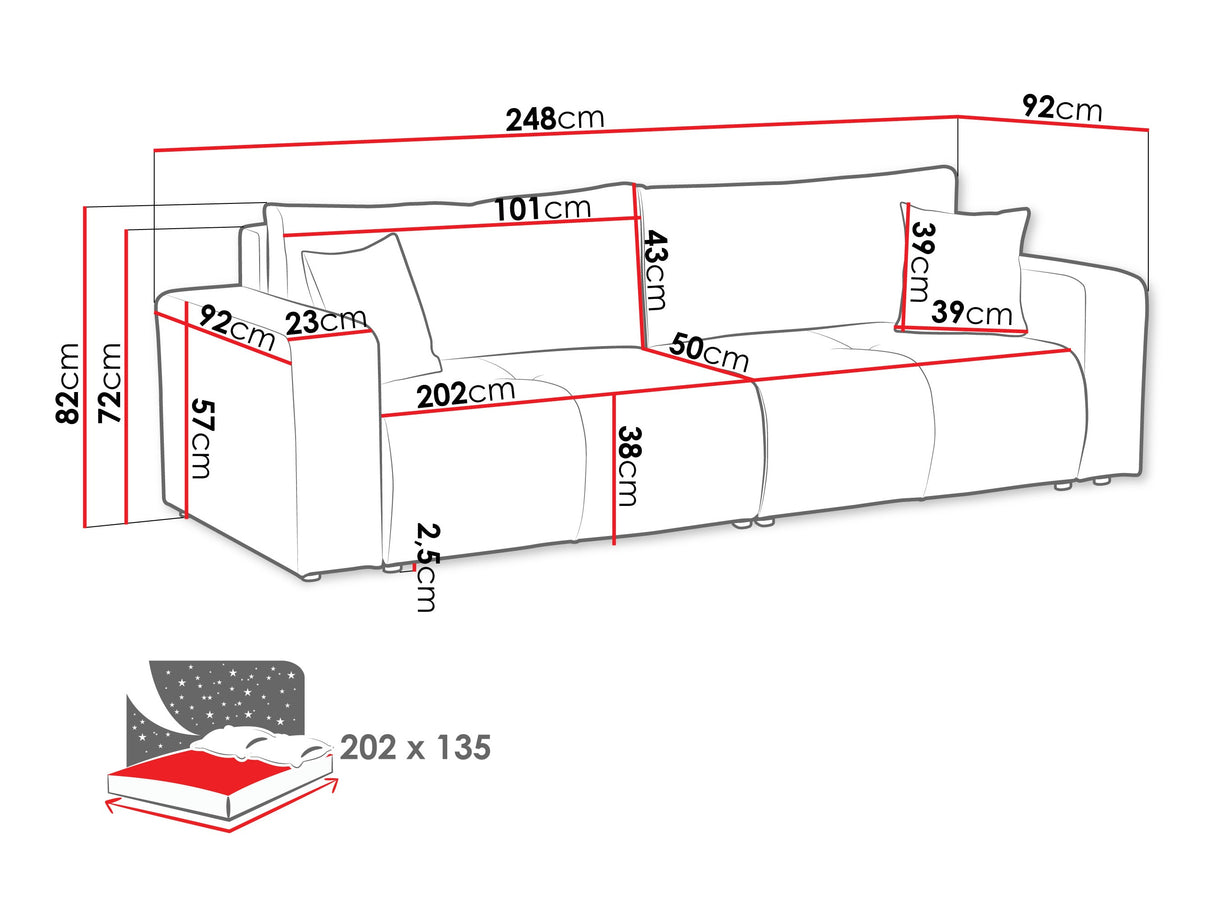 Sofa lova 583971