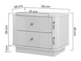 Naktinių staliukų komplektas 612403