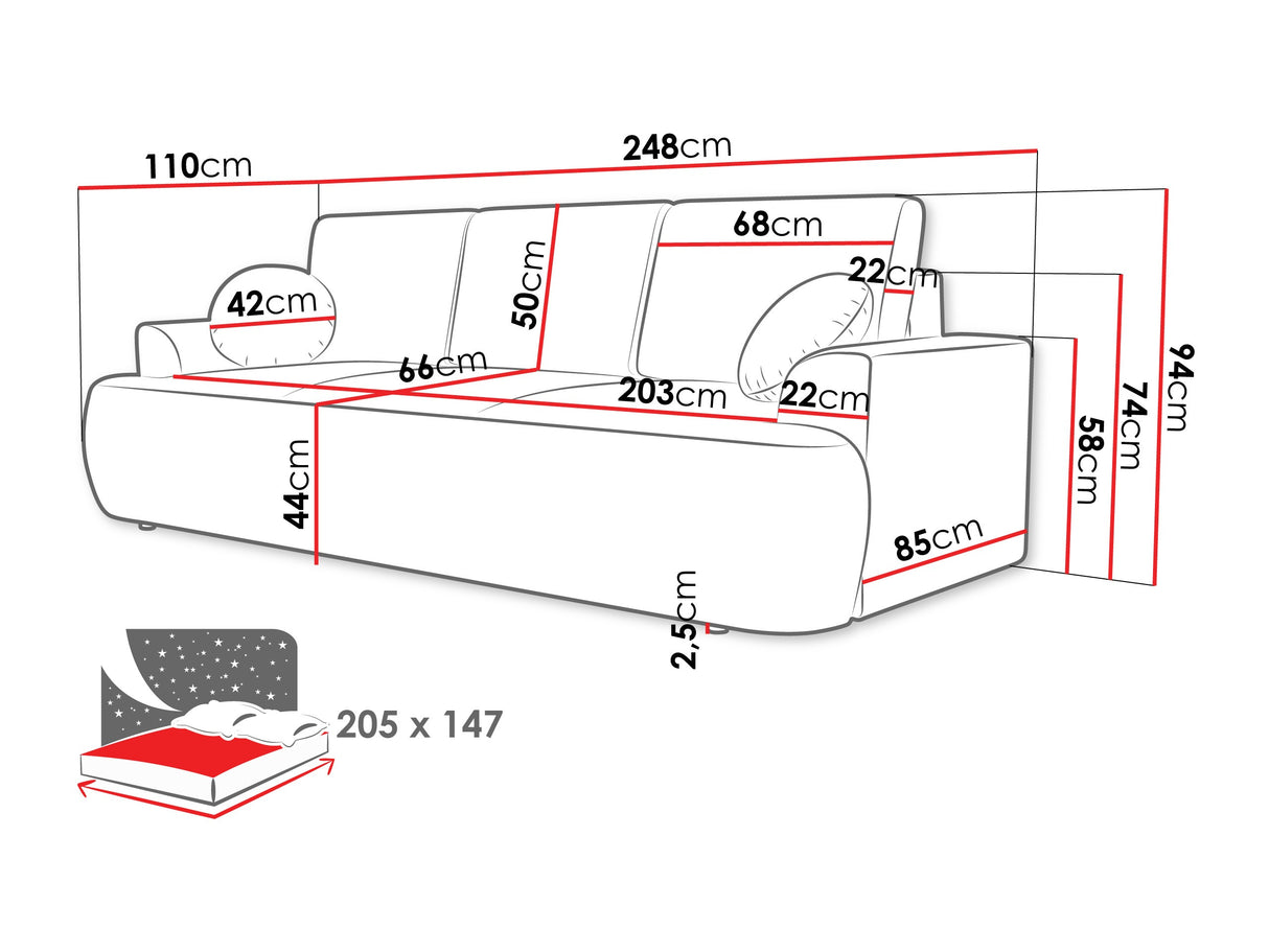 Sofa lova 612709