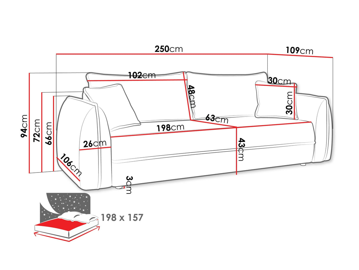 Sofa lova 612723