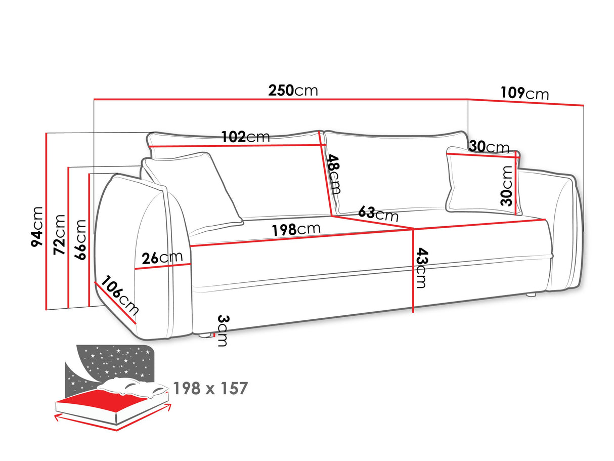 Sofa lova 612723