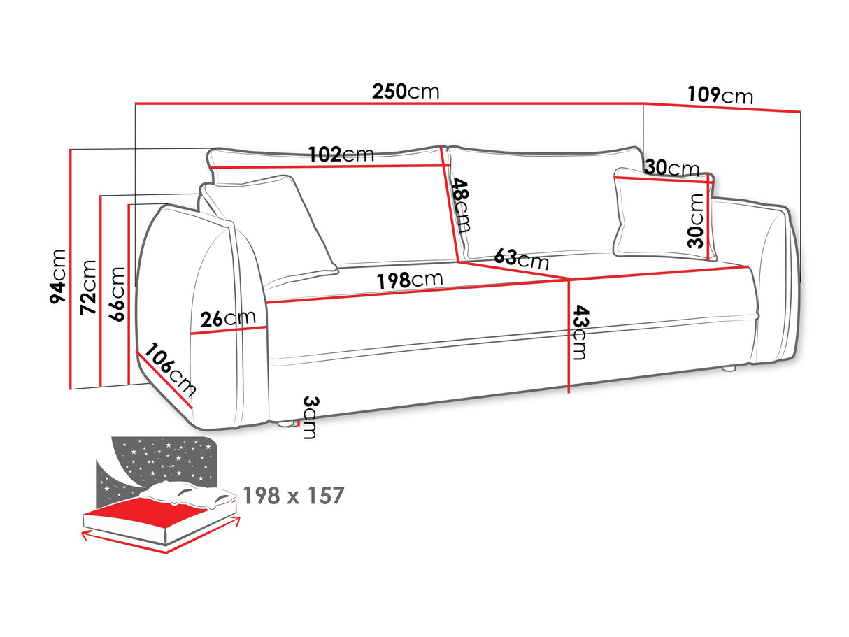Sofa lova 612723