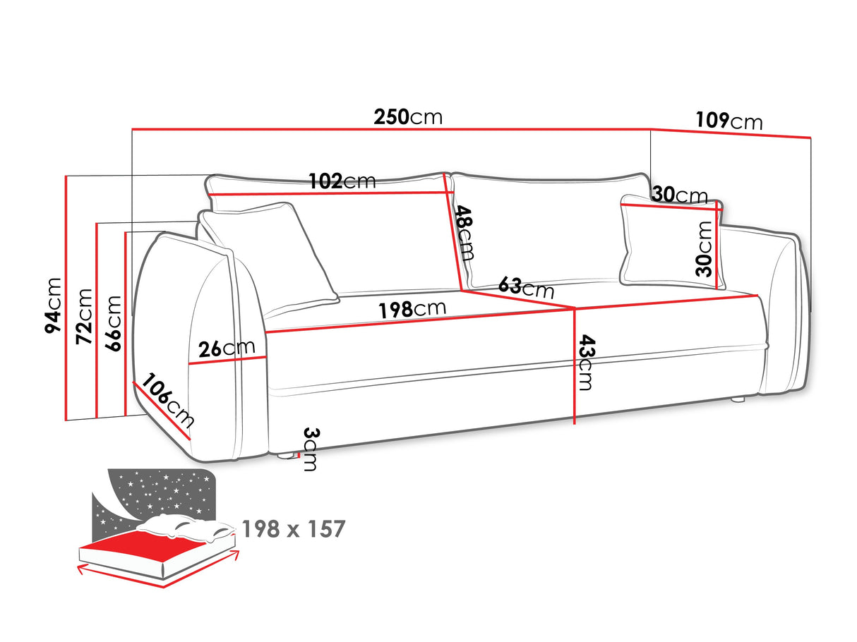 Sofa lova 612723