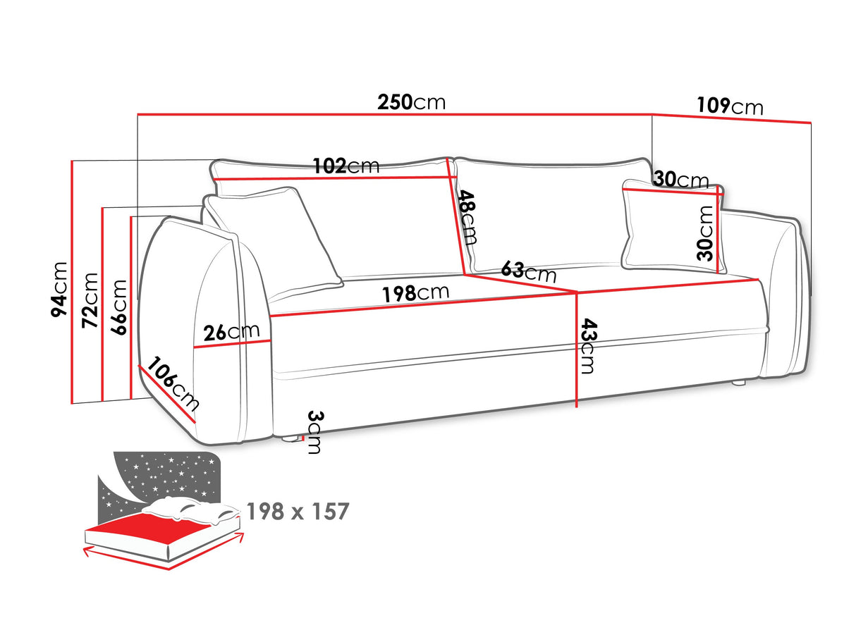 Sofa lova 612723