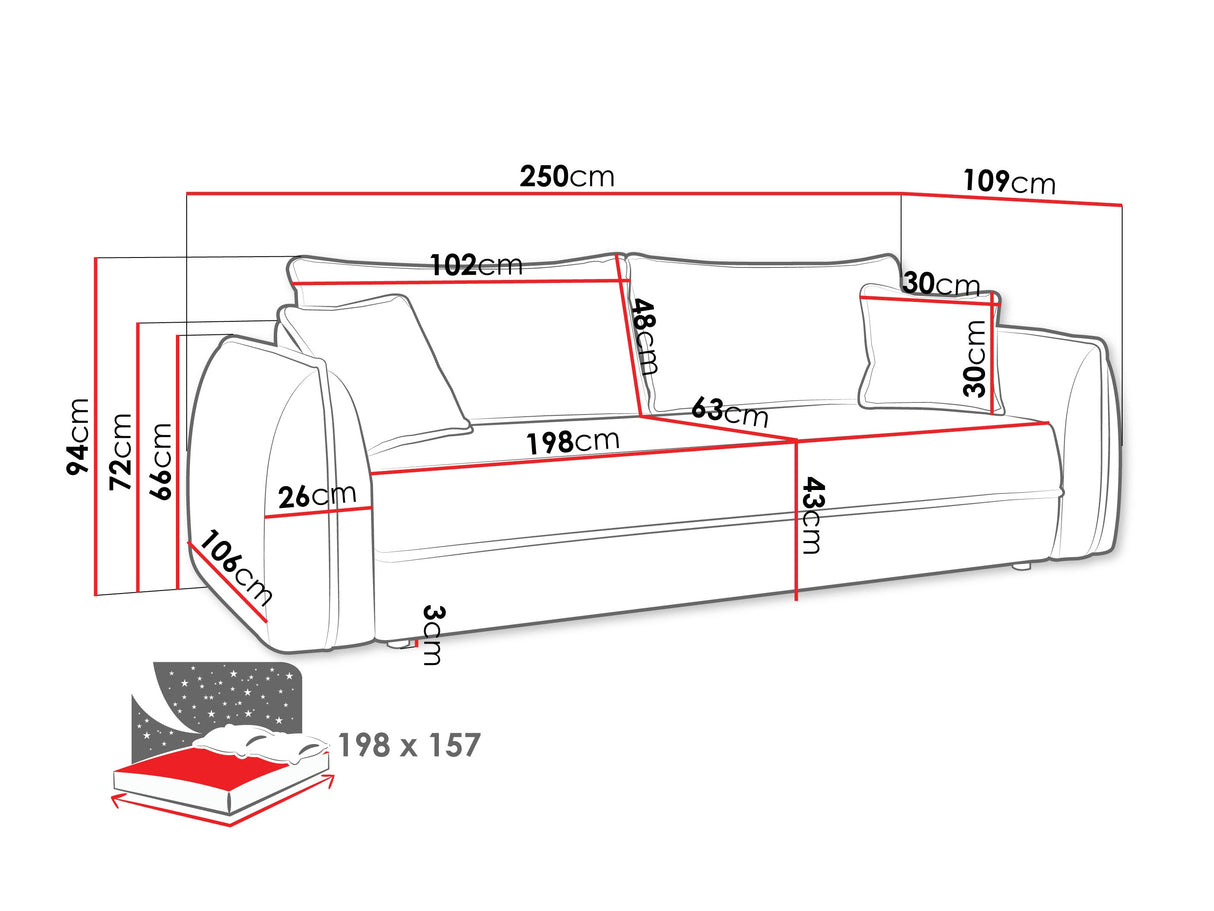 Sofa lova 612723