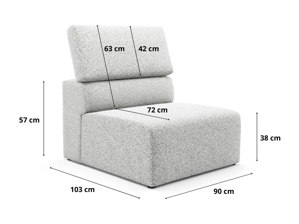 Modulinis fotelis 612958