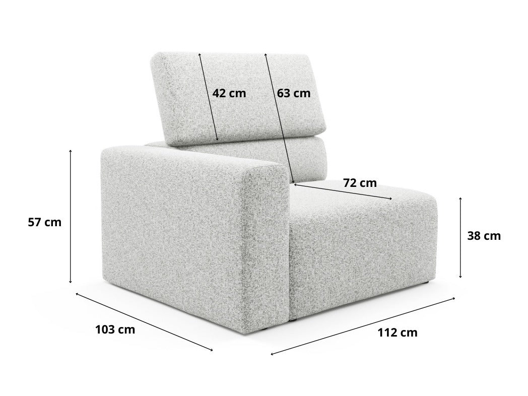 Modulinis fotelis 612978