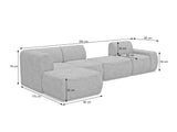 Modulinis minkštas kampas 614042