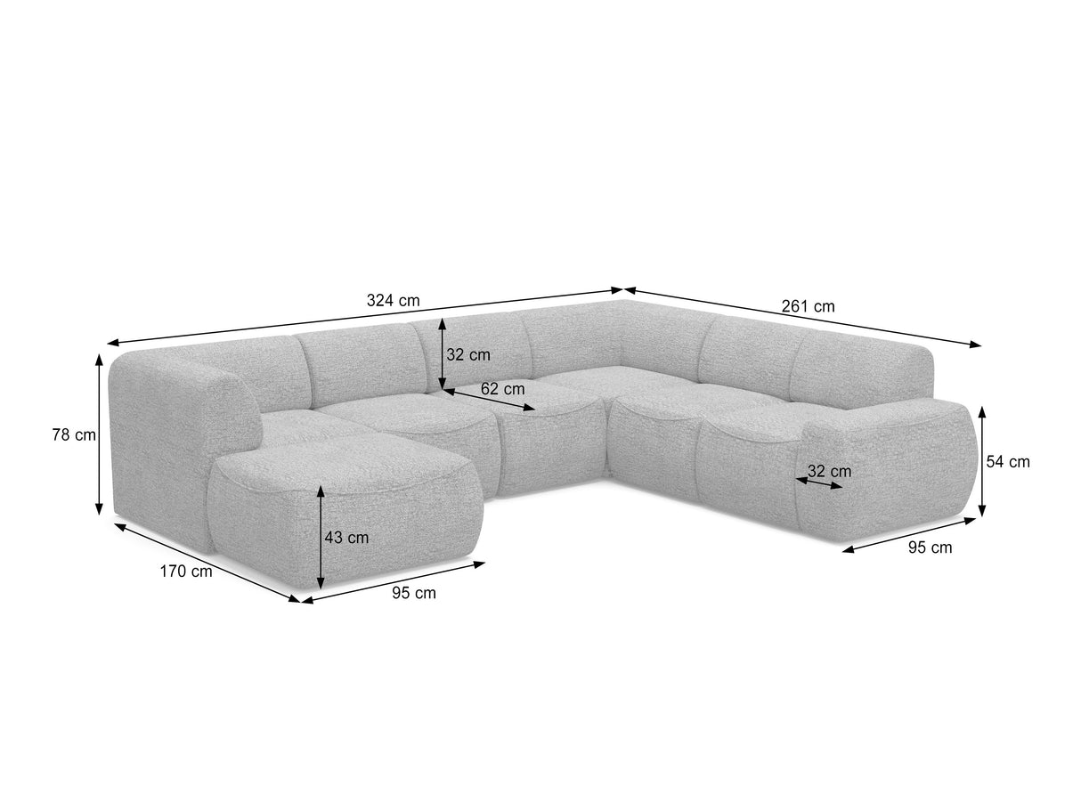 Modulinis minkštas kampas 613298 4260562