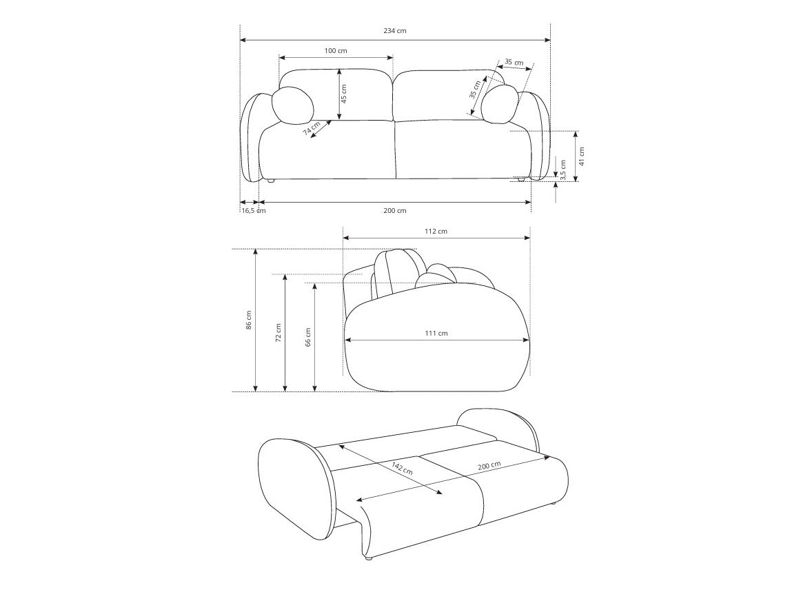 Sofa lova 614097