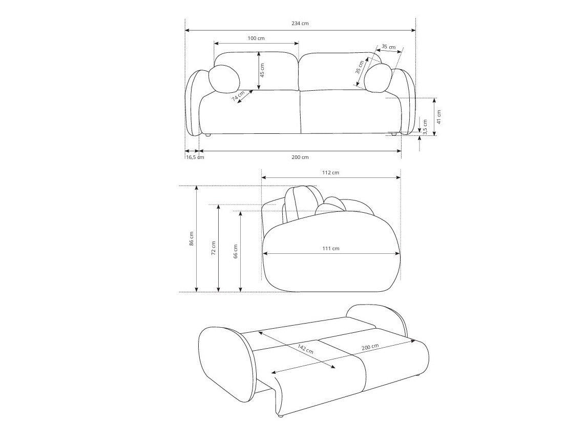 Sofa lova 614097