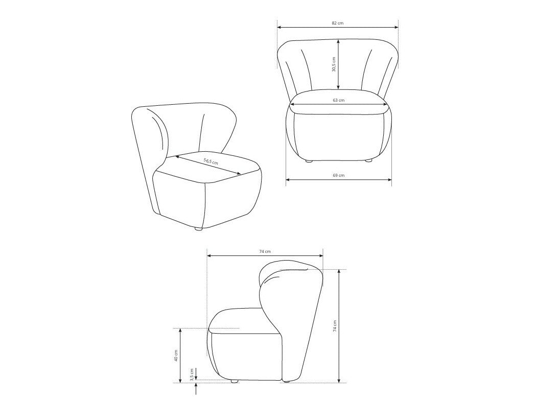 Fotelis 615107