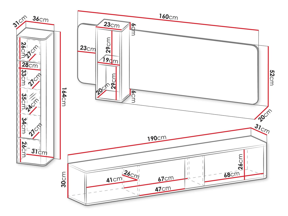 Svetainės komplektas 615678
