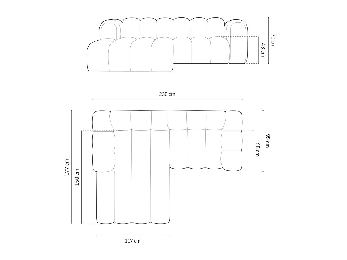 Modulinis minkštas kampas 592315