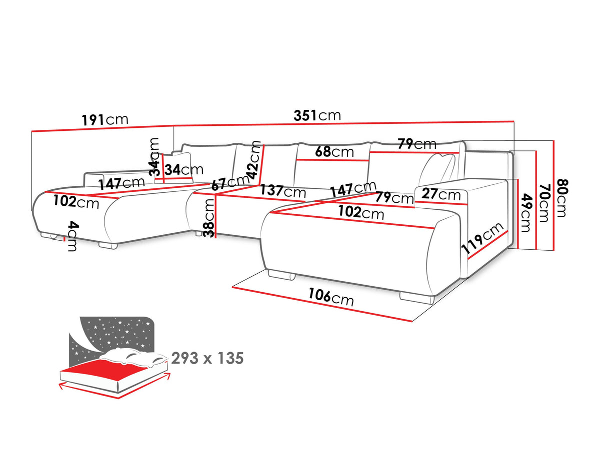 Minkštas kampas 616795